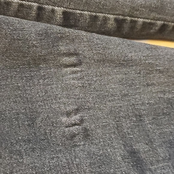 Almost Famous Denim size small S unique cuffed high rise skinny jeans - Picture 10 of 16